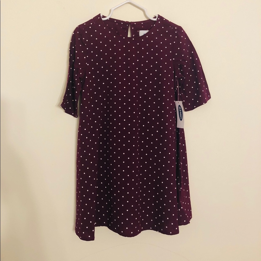 Burgundy Toddler Dress